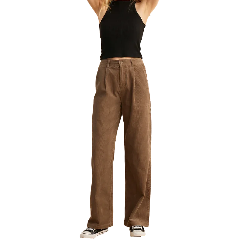 Women's Charter Corduroy Pant Comfy Cargo Trousers