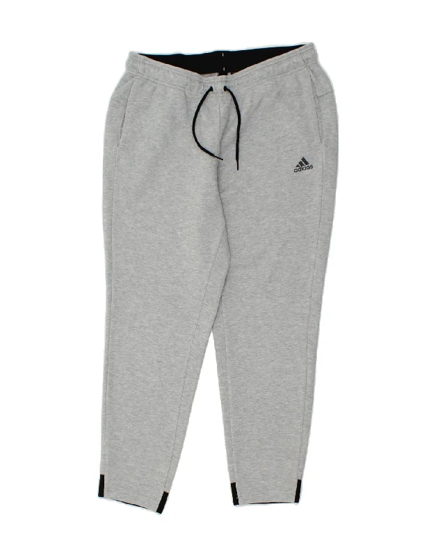 ADIDAS Womens Tracksuit Trousers UK 16/18 Large Grey Cotton Trousers Bestseller Popular