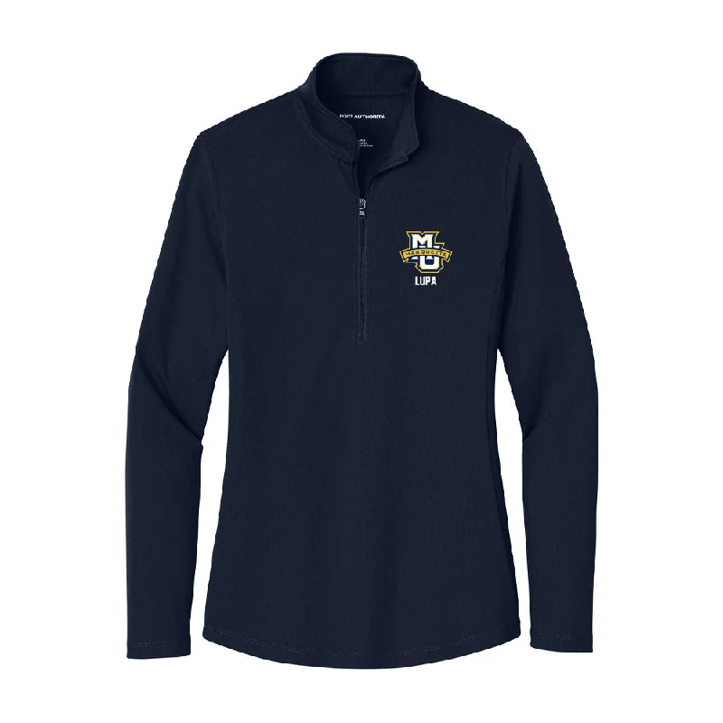 Marquette - NCAA Women's Track & Field : Natalie Lupa - Women's Lightweight Quarter Zip Jacket Jacket Blazer Coat