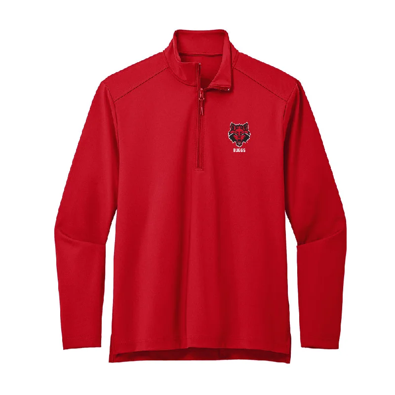 Arkansas State - NCAA Women's Track & Field : Jada Buggs - Premium Quarter Zip Jacket Satin Jacket Silk Jacket Chiffon Jacket