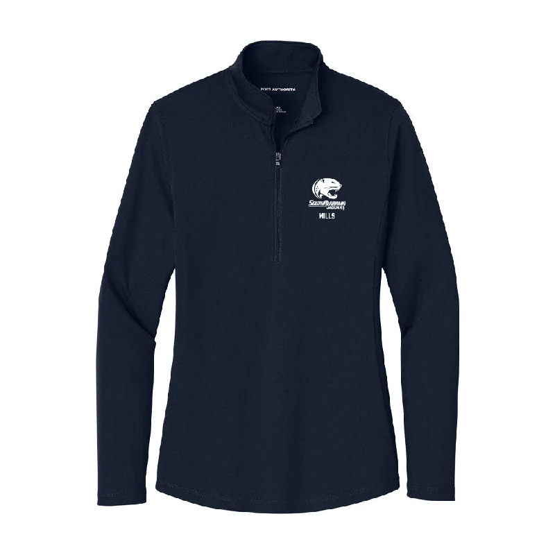 South Alabama - NCAA Women's Track & Field : Karleigh Mills - Women's Lightweight Quarter Zip Jacket Insulated Jacket Fitted Jacket Loose Jacket