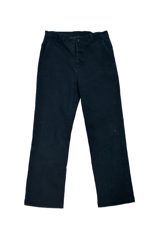 FORMER - Cotton Pants Elegant High-Waist Pants