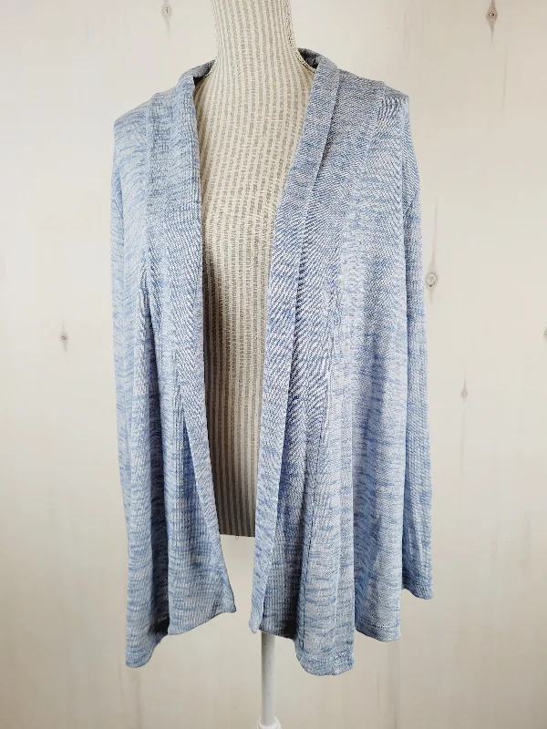 NORTHERN REFLECTIONS LIGHT BLUE CARDIGAN LADIES LARGE PRE-LOVED Neon metallic Matte