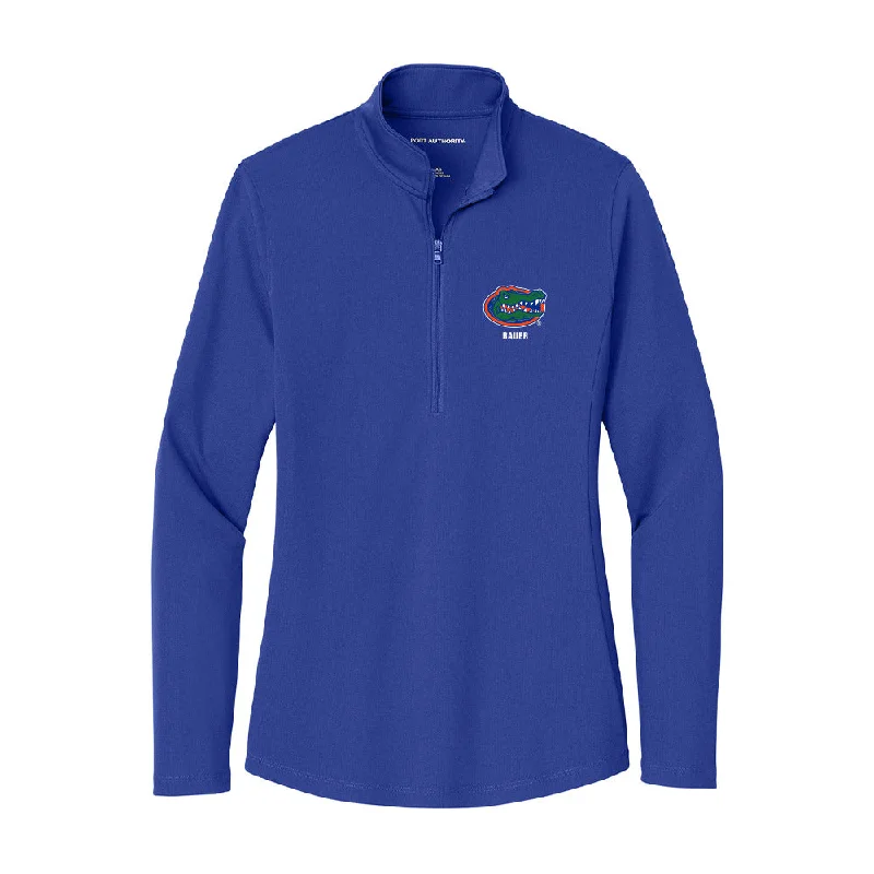 Florida - NCAA Women's Track & Field : Caroline Bauer - Women's Lightweight Quarter Zip Jacket Mesh Jacket Canvas Jacket Denim Jacket