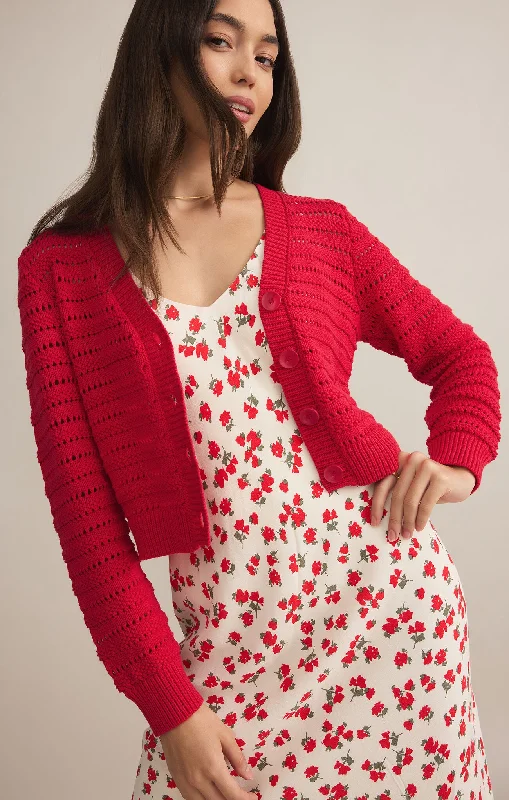 Romance Cardigan Velvet Chenille Corduroy