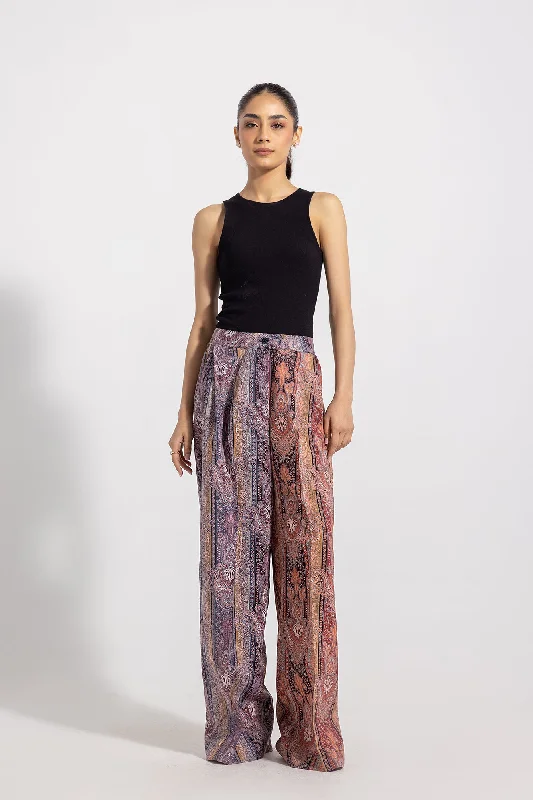 PRINTED TROUSER (E0043/119/409) Trousers Office Stylish