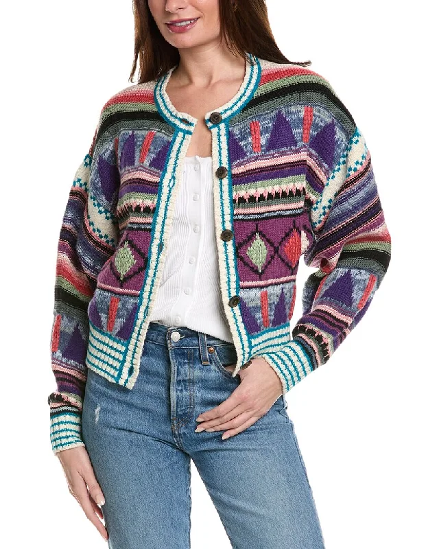 Mother The Soaring High Alpaca-Blend Cardigan Welt Pockets Slit Pockets Flap Pockets