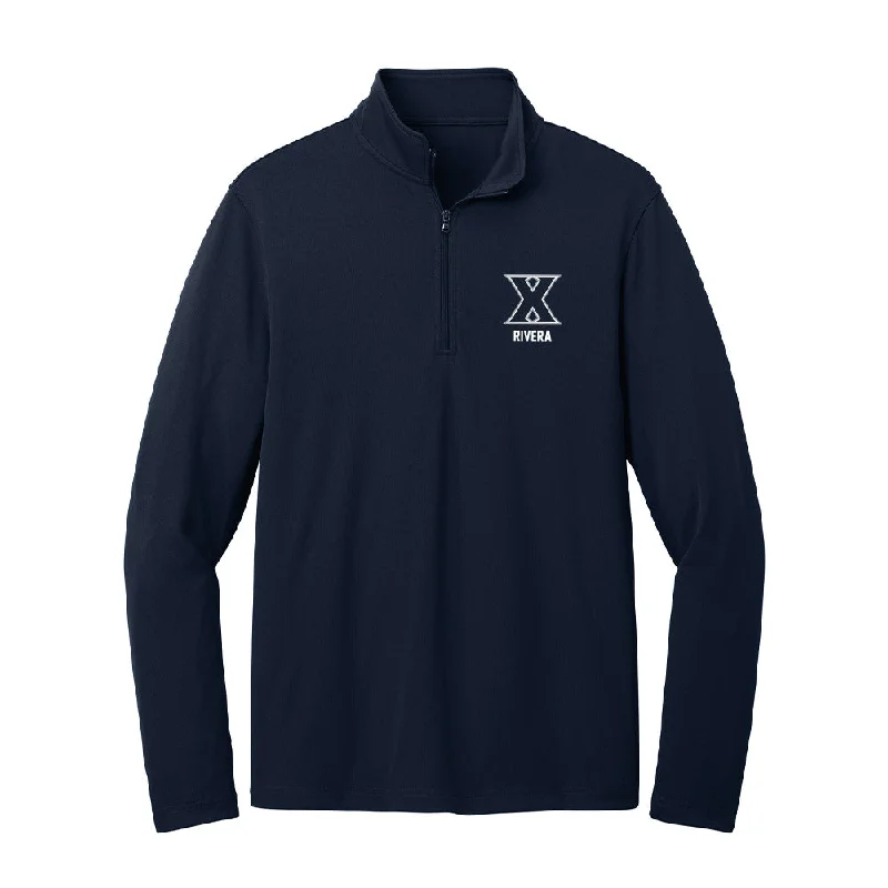 Xavier - NCAA Women's Track & Field : Madison Rivera - Lightweight Quarter Zip Jacket Mesh Jacket Canvas Jacket Denim Jacket