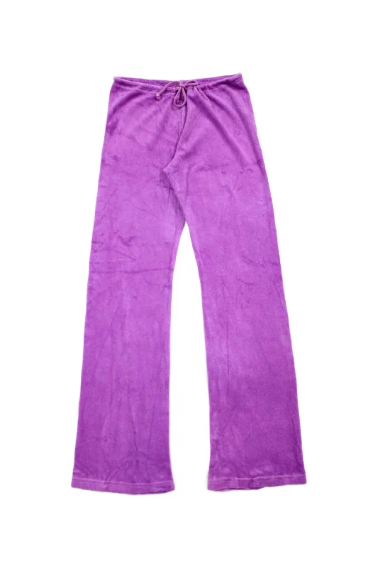 Shadow Hill - Velour Pants Classic Bootcut Trousers