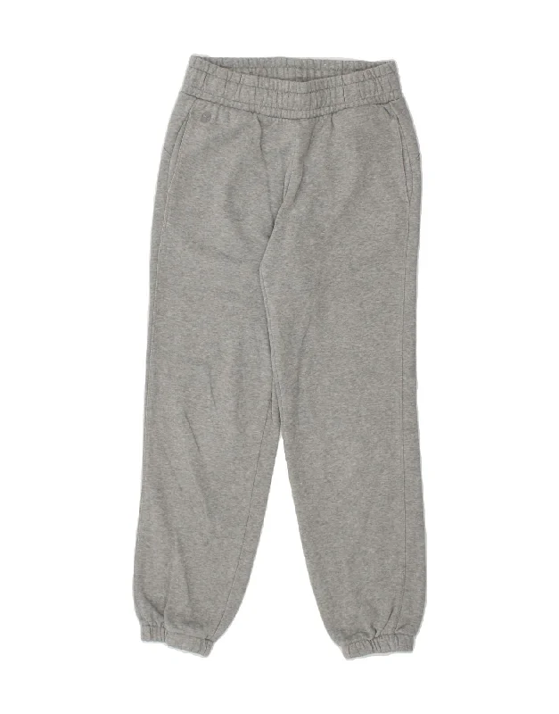 PUMA Womens Tracksuit Trousers Joggers UK 12 Medium Grey Cotton Trousers Leisure Comfortable