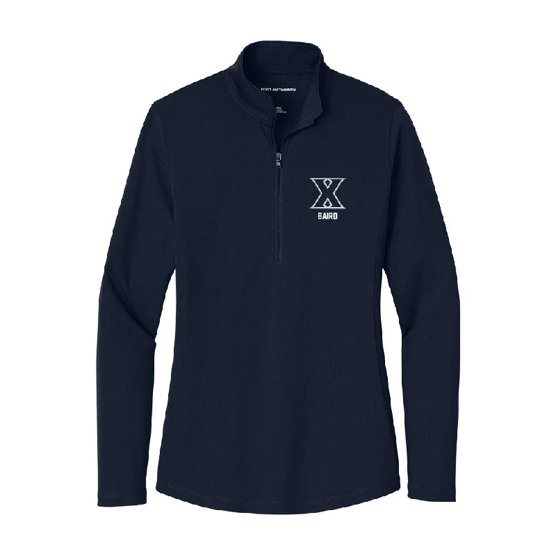 Xavier - NCAA Women's Track & Field : Brittany Baird - Women's Lightweight Quarter Zip Jacket Herringbone Jacket Checkered Jacket Solid Jacket