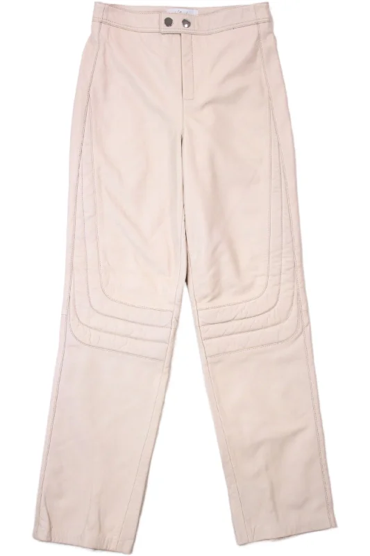 L'Academie - 'Rue' Leather Pants Fashionable Work Pants