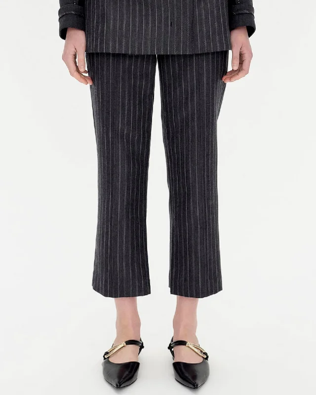 Vera Straight Pants Casual Plaid Pants