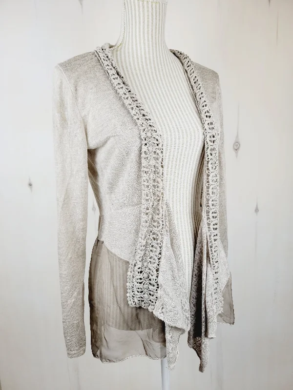 ELENA BALDI CARDIGAN LADIES LARGE PRE-LOVED Bright Pastel Dark