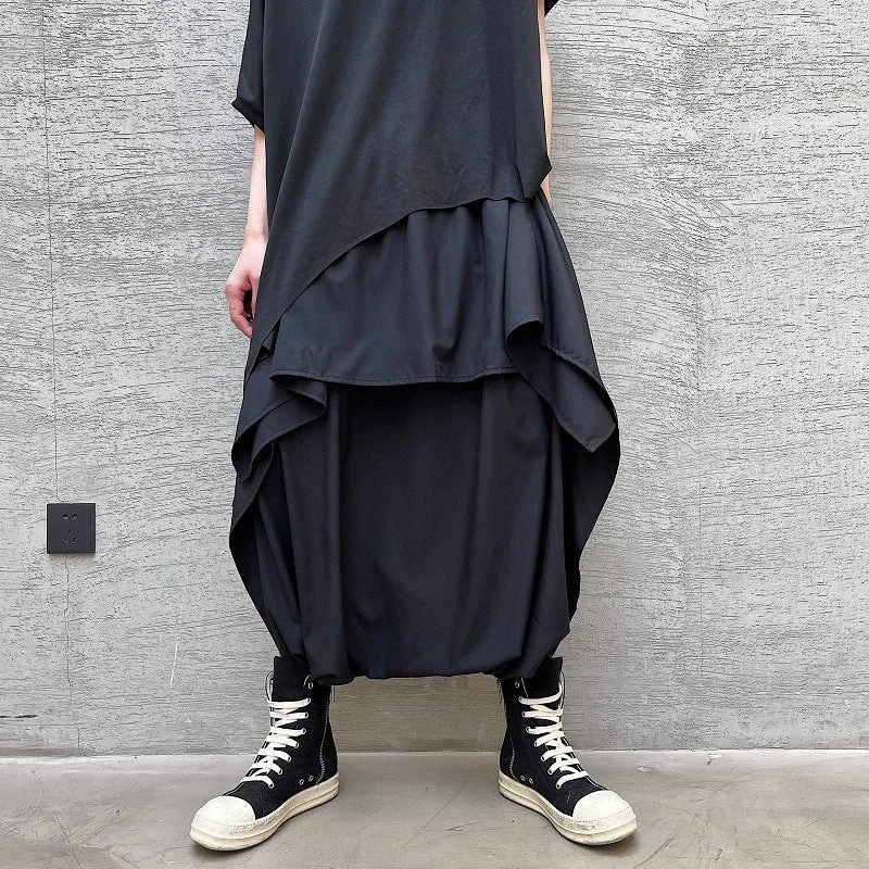 Kimono Hakama Pants Comfortable Pleated Pants