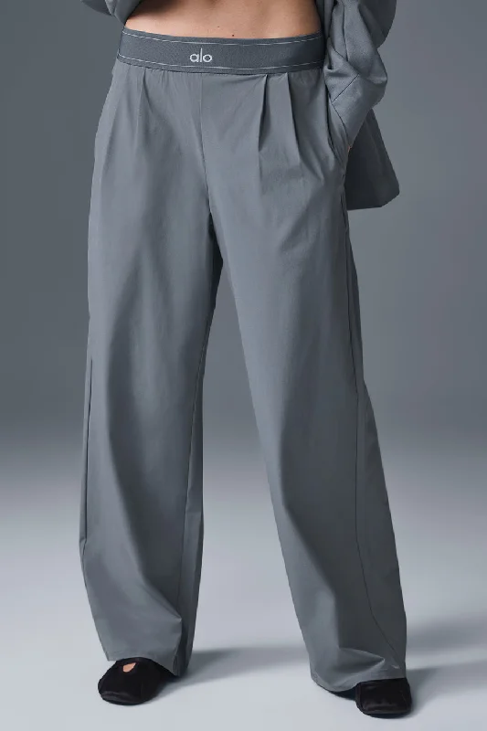 Suit Up Trouser (Regular) - Steel Grey Trousers sophisticated sleek