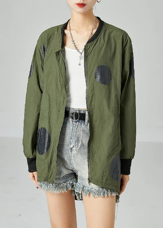 French Army Green Oversized Patchwork Drawstring Silk Coats Spring Luxe Satin Long Coat