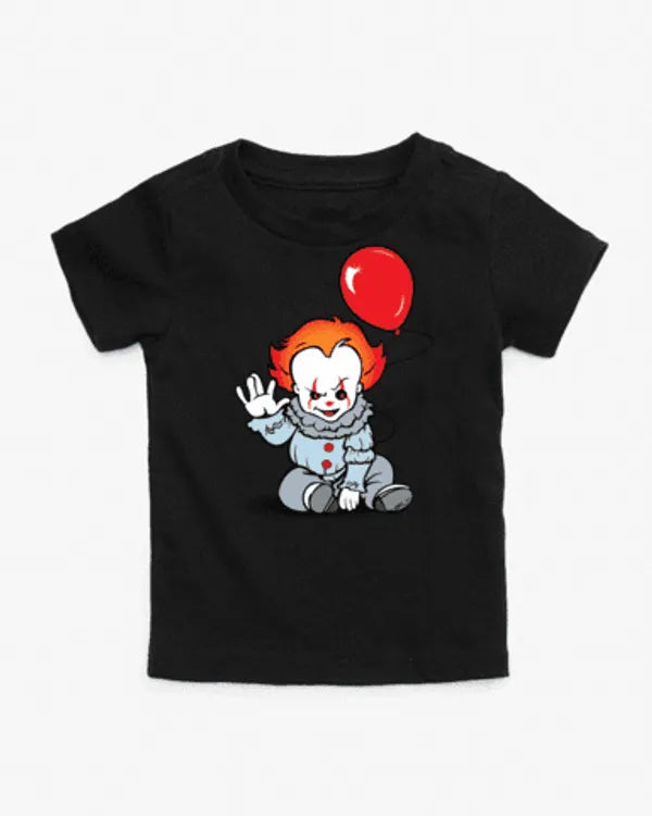 Baby Pennywise Graphic Onesie or Tee Satin Fabric Silk Fabric Chiffon Fabric