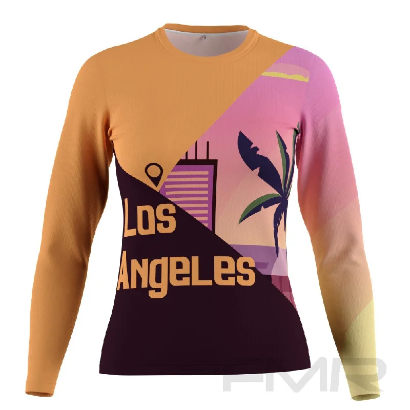 FMR Women's Los Angeles Long Sleeve Running Shirt Cozy Warm Stylish