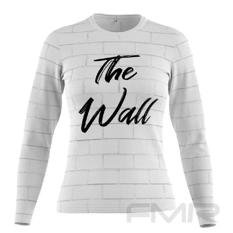 FMR Women's Pink Floyd The Wall Long Sleeve T-Shirt Thin T-Shirt Open Front Quick Dry