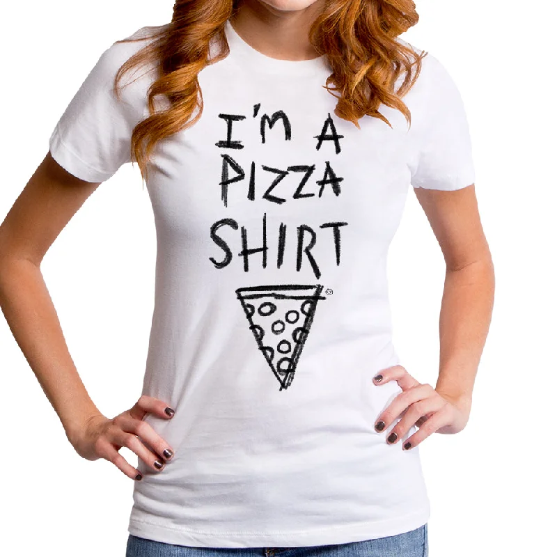 Pizza Shirt Women's T-Shirt Fashionable Trendy Casual