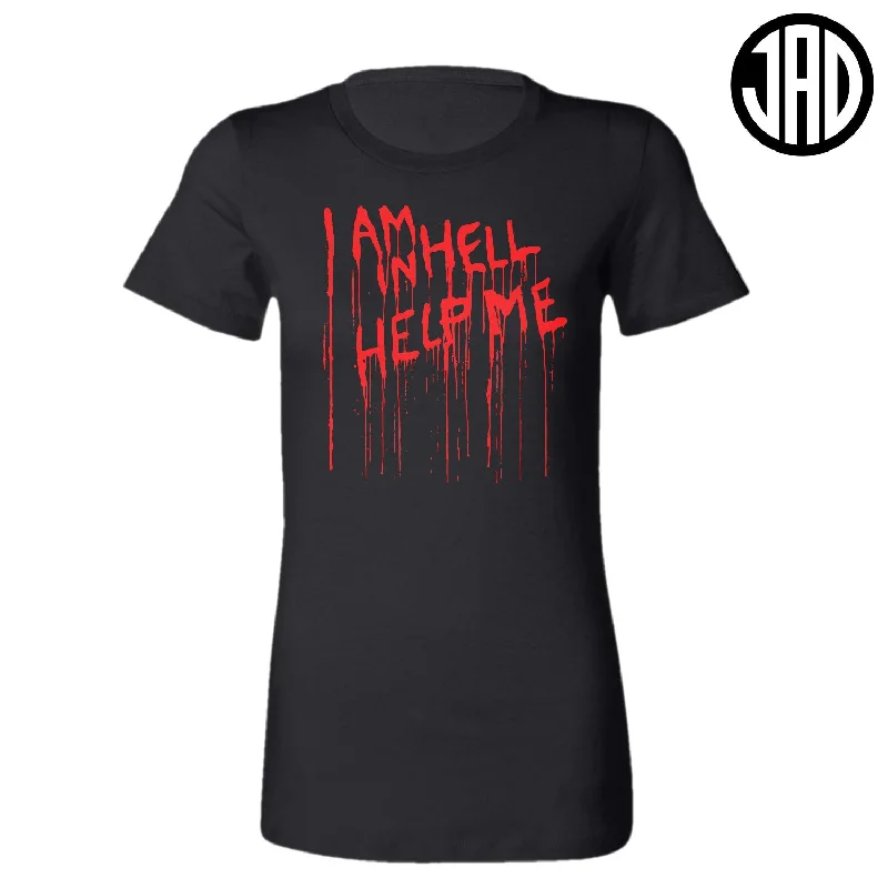 Help Me - Women's Tee Zippered Buttoned Snapped