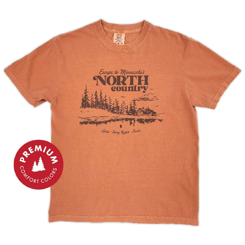 North Country Premium Tee Welt Pockets Slit Pockets Flap Pockets