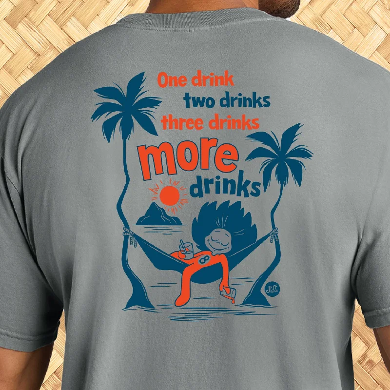 'One Drink Two Drinks' Unisex Tee Wool Fabric Cashmere Fabric Tweed Fabric