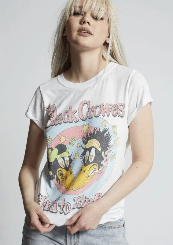 Recycled Karma 302473 - The Black Crowes Hard To Handle Tee Terry Blend Velvet Blend Canvas Blend