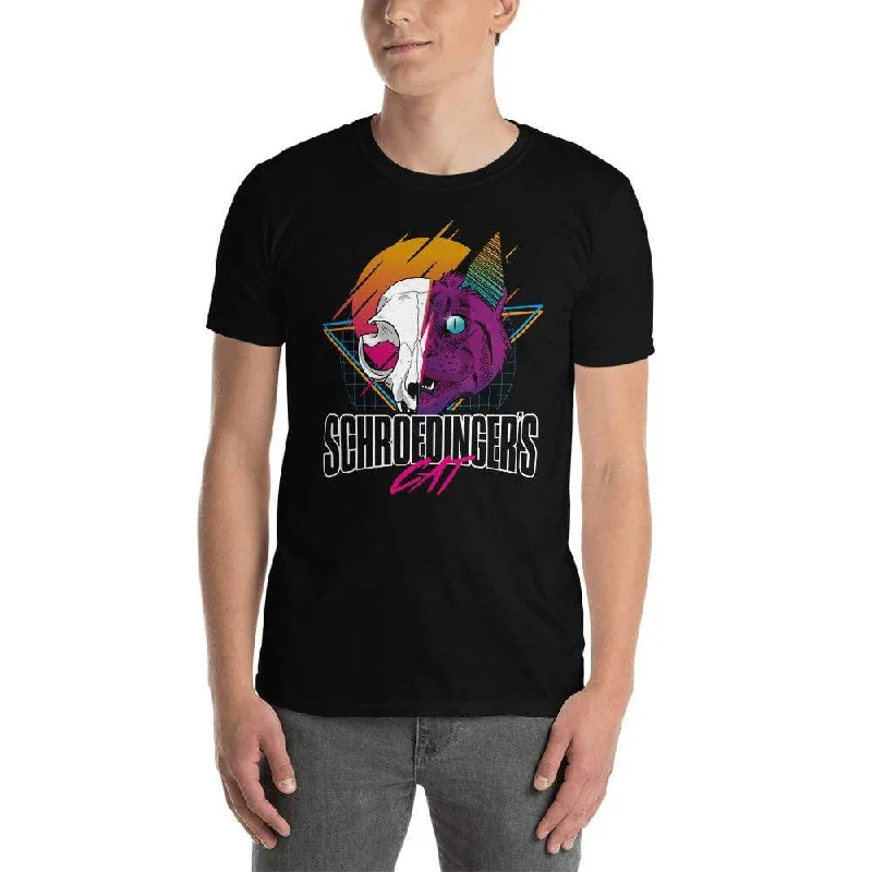 Schroedinger's Cat Retro - Premium T-Shirt Elasticated Padded Insulated