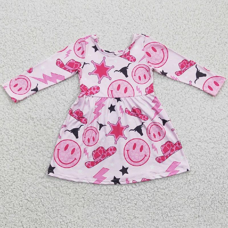 Boutique Baby Girls Dress Western Style Fashion Girls Dresses GLD0170 Tunics Fall fleece