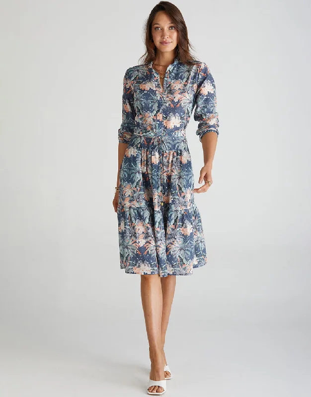 Indianic Alyssa Sun Dress - Floral Tunics Sophisticated sleek